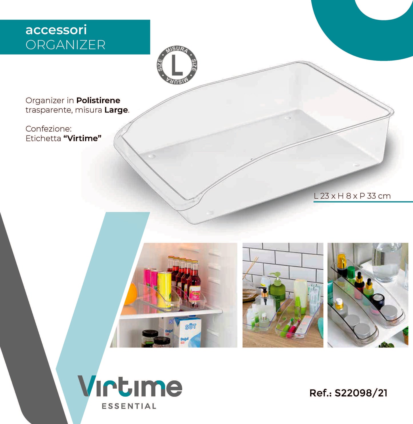 ORG-48 ORGANIZER L FRIGO PS 23X33X8 CM