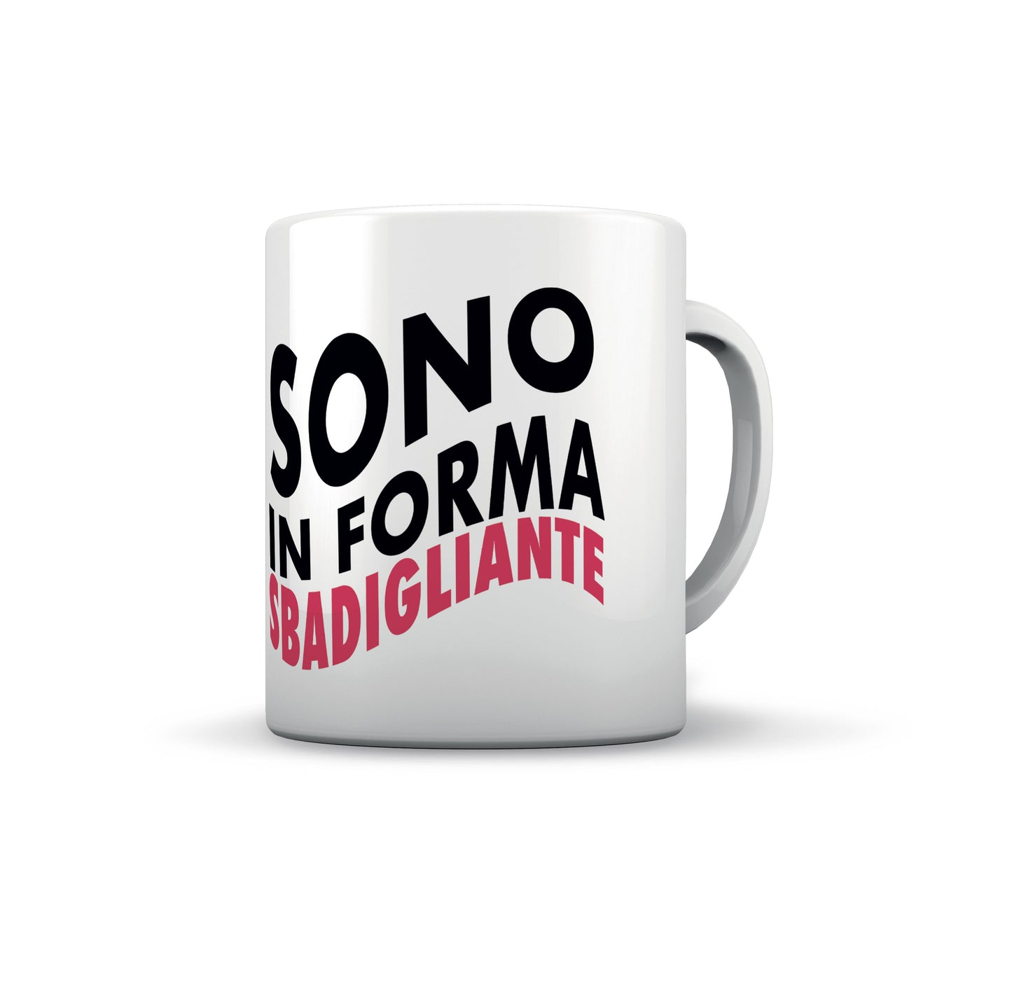 TAZZA SONO IN FORMA SBADIGLIANTE