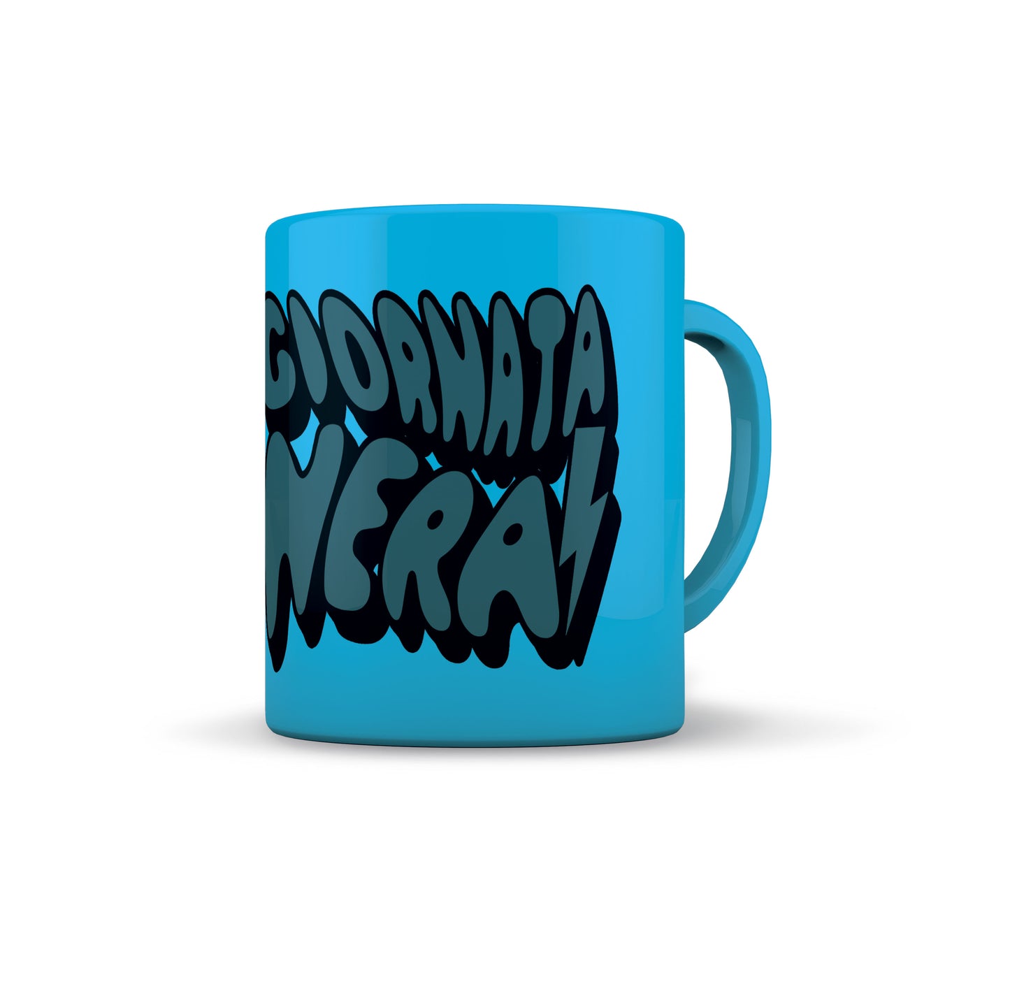 TAZZA AZZURRA GIORNATA NERA