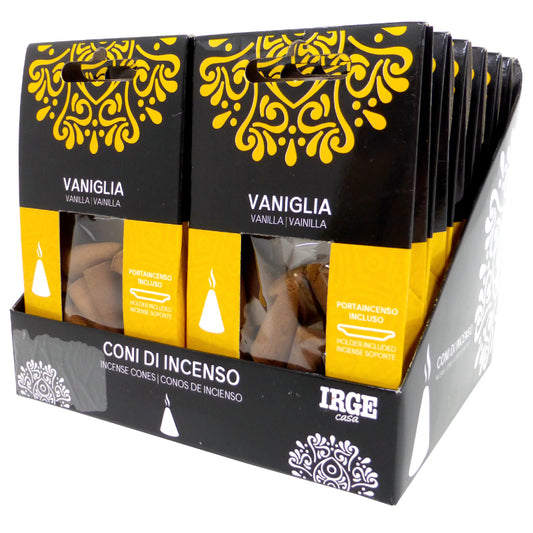 CONO INCENSO 12 PZ VANIGLIA