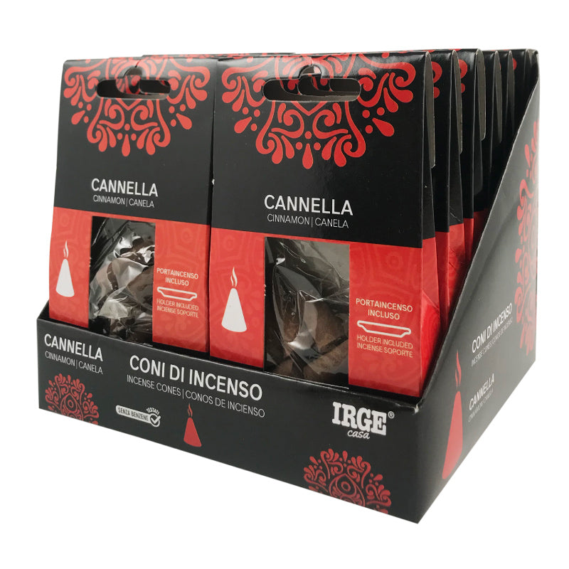 CONO INCENSO 12 PZ CANNELLA