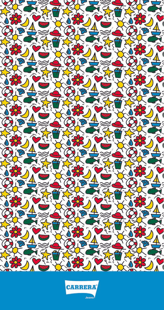 DMA TELO MARE MICROFIBRA FUNNY 85X160