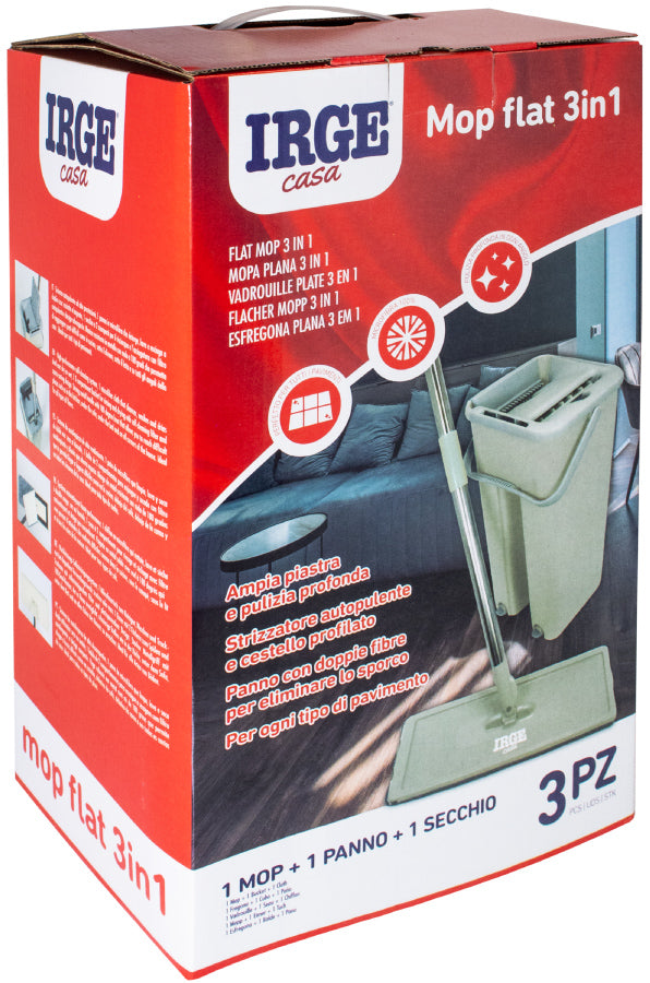 ADC MOP PIATTO CON SECCHIO AUTOPULENTE