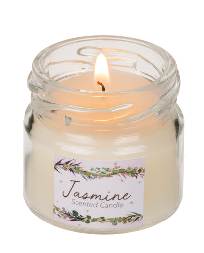 CANDELA CON CERA NATURALE, (WHITE TEA, VANILLA, LILY, JASMIN