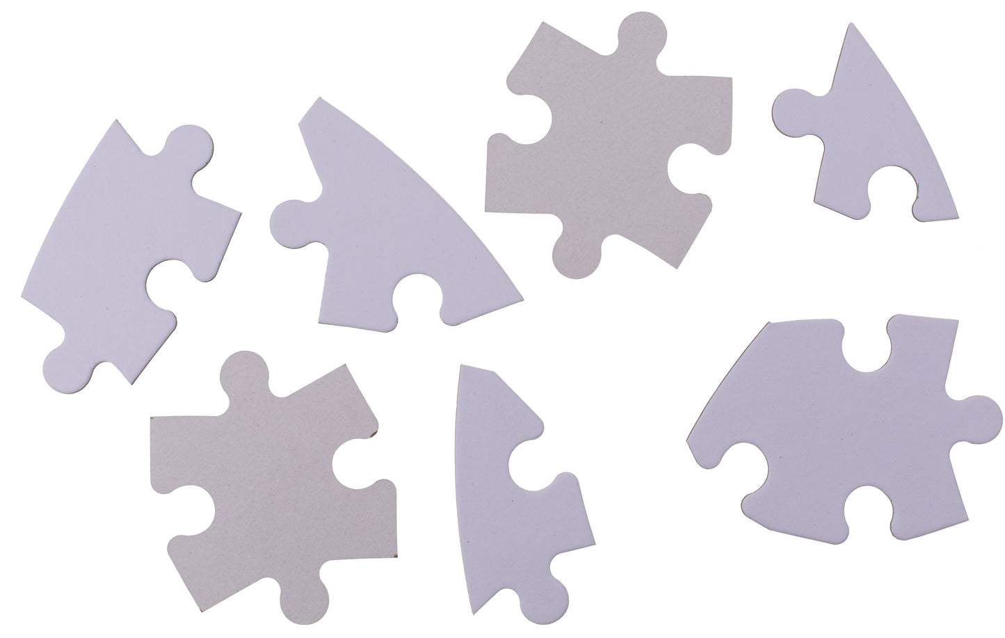 PUZZLE BIANCO, CUORE, 80 PZ. DA SCRIVERE O COLORARE, CA. 60