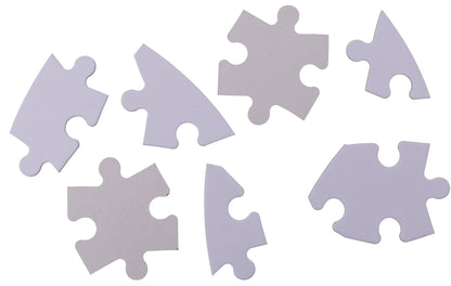 PUZZLE BIANCO, CUORE, 80 PZ. DA SCRIVERE O COLORARE, CA. 60