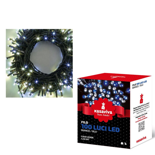 FILO LED 100 BIANCO/BLU