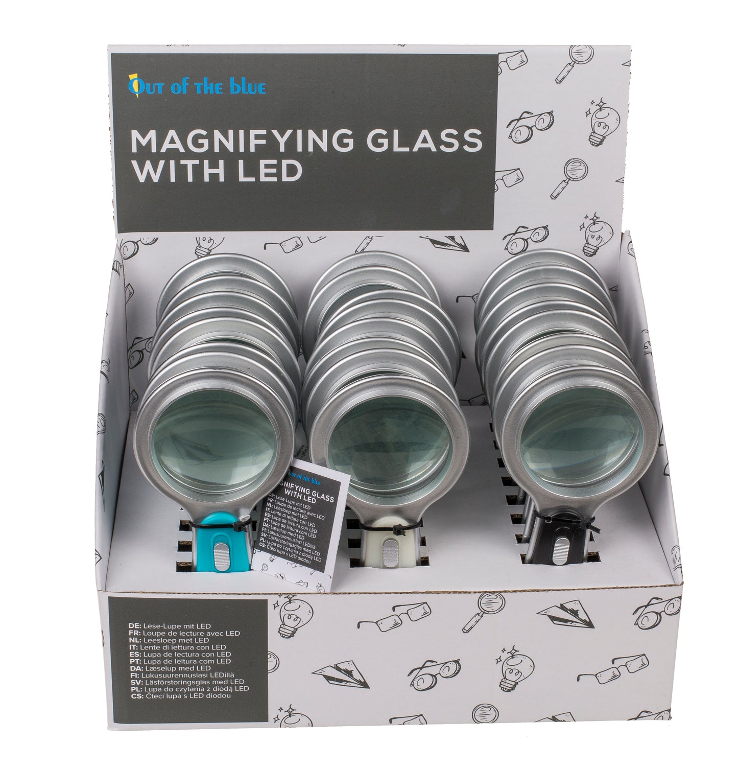 LENTE D INGRANDIMENTO CON LED.