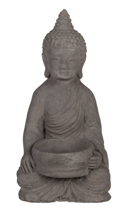 PORTALUMINI IN CEMENTO BUDDHA 8X15.5CM