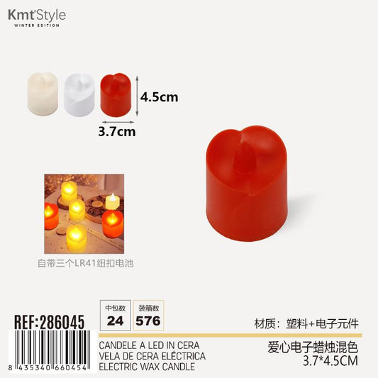 CANDELE A LED IN CERA 3.7*4.5CM
