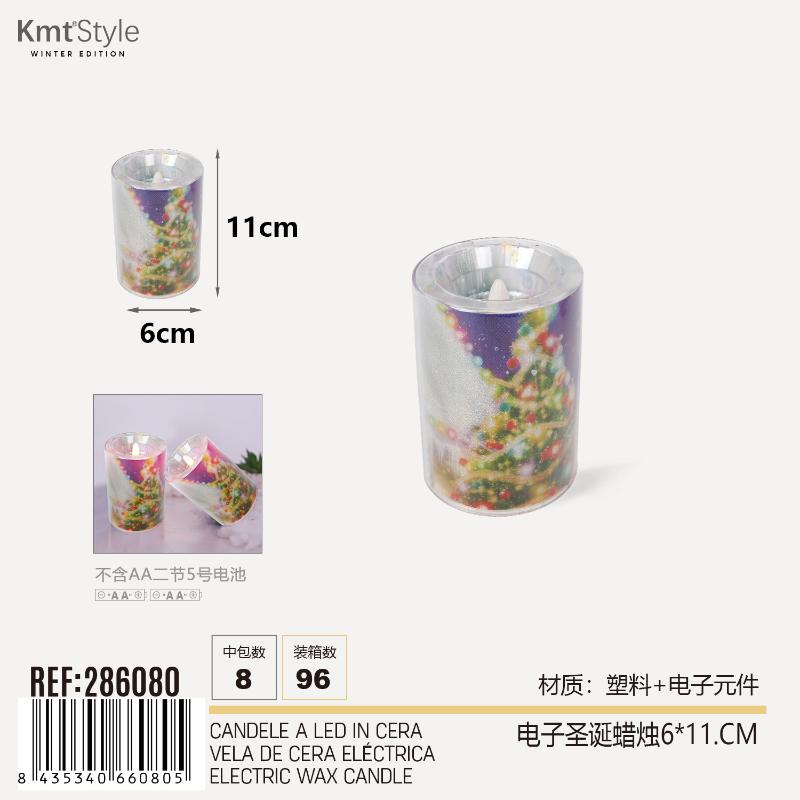CANDELE A LED IN CERA 6*11.CM