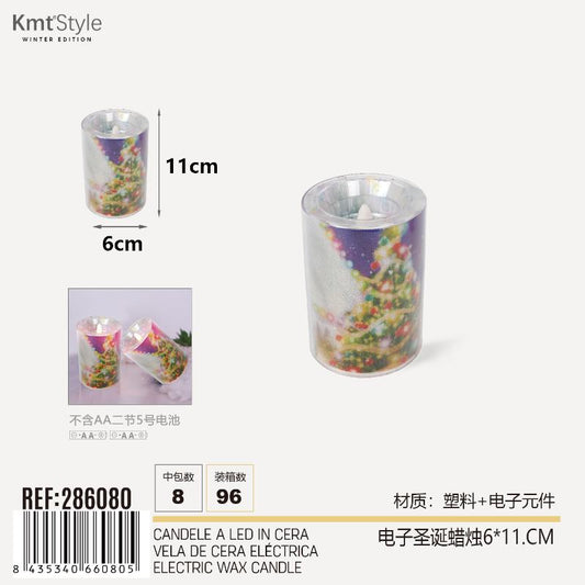 CANDELE A LED IN CERA 6*11.CM