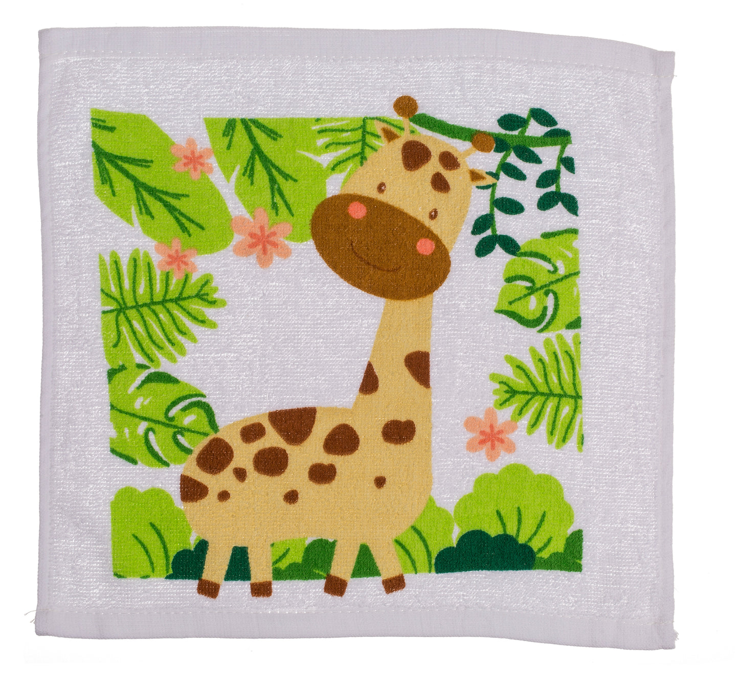 ASCIUGAMANO MAGICO IN COTONE, SAFARI, 30 X 30 CM, 6 ASSORTIT