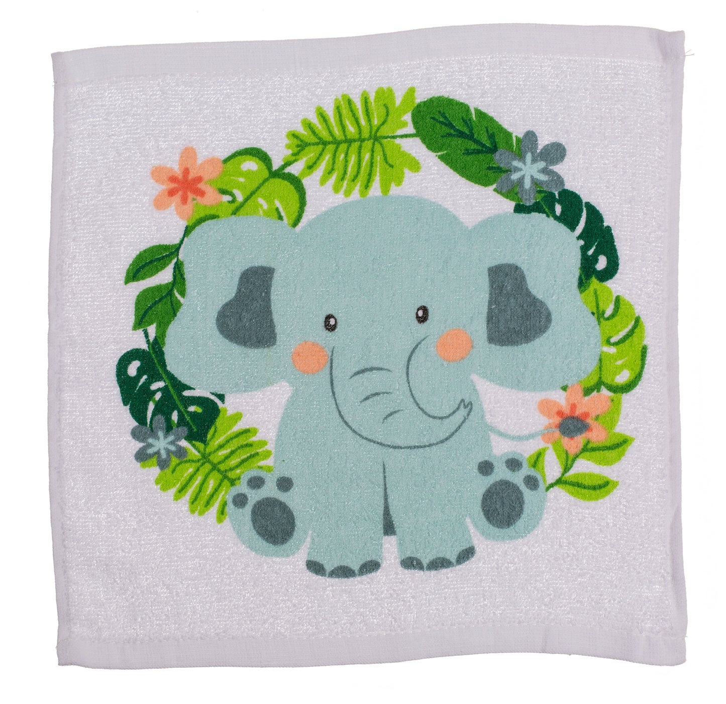 ASCIUGAMANO MAGICO IN COTONE, SAFARI, 30 X 30 CM, 6 ASSORTIT