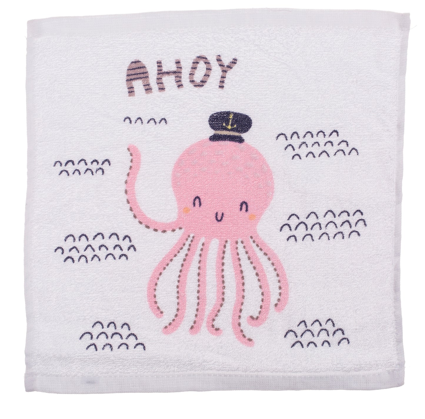 ASCIUGAMANO MAGICO IN COTONE, OCTOPUS, CA. 30 X 30 CM, 4 ASS