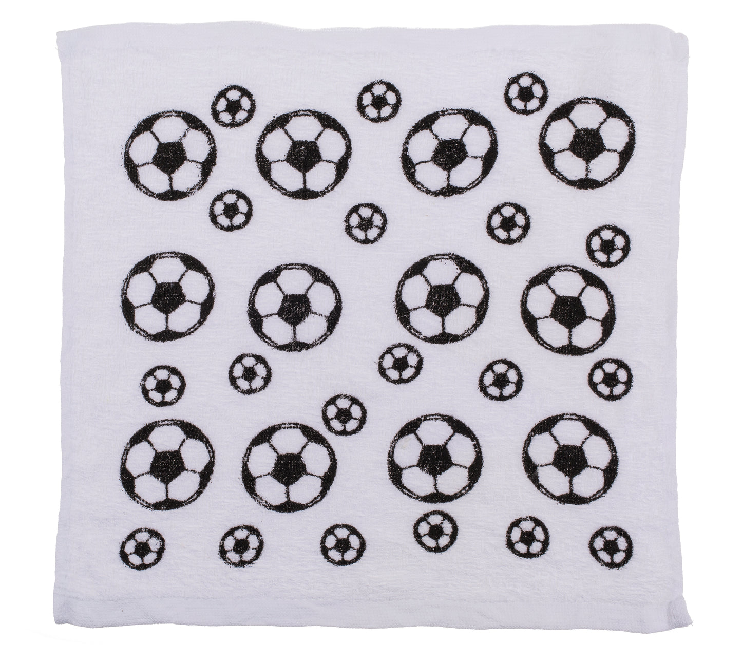 ASCIUGAMANO MAGICO IN COTONE CALCIO 30X30CM 12PZ