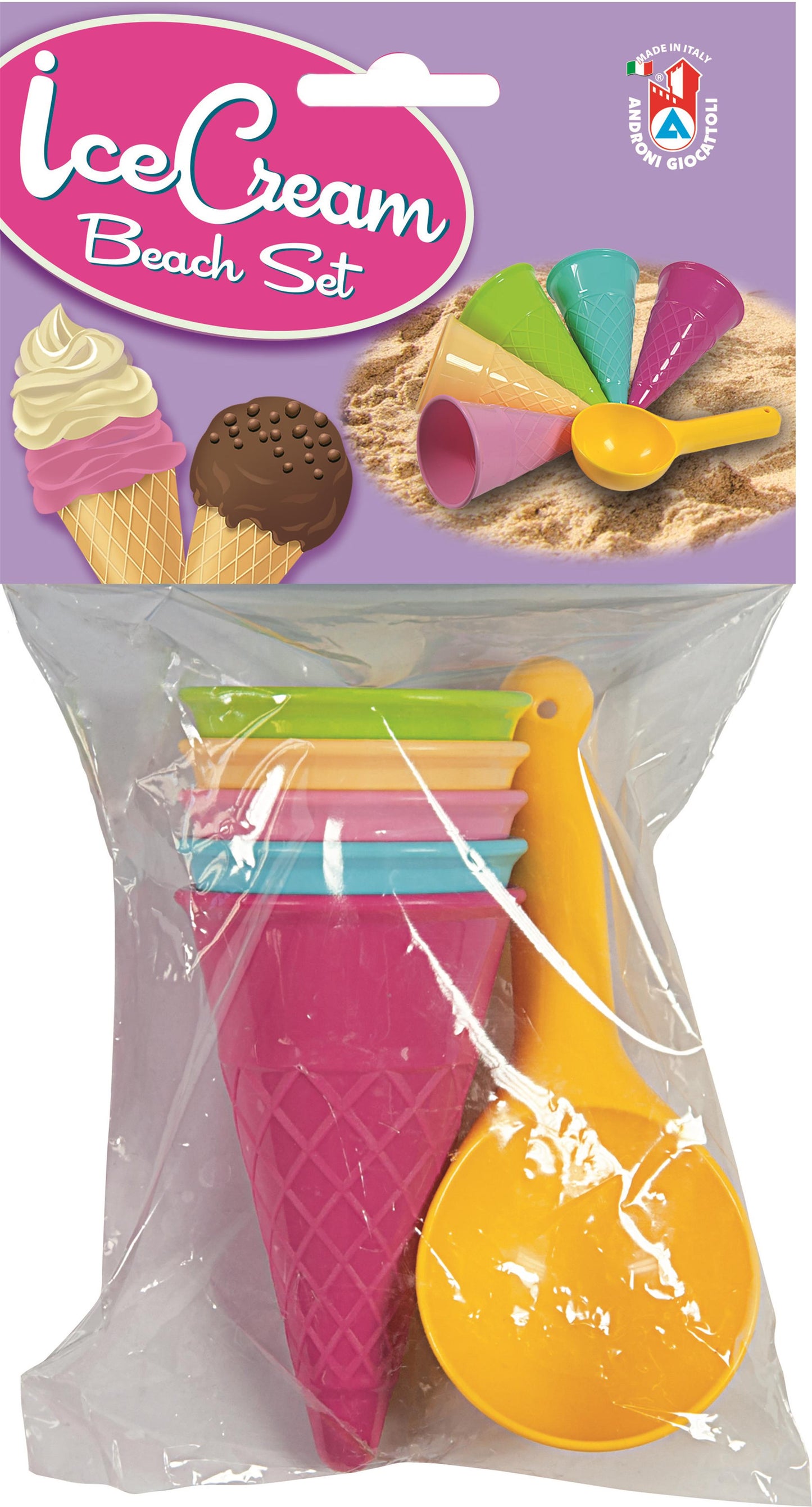 BUSTA 5 FORME CONO   PALETTA GELATO