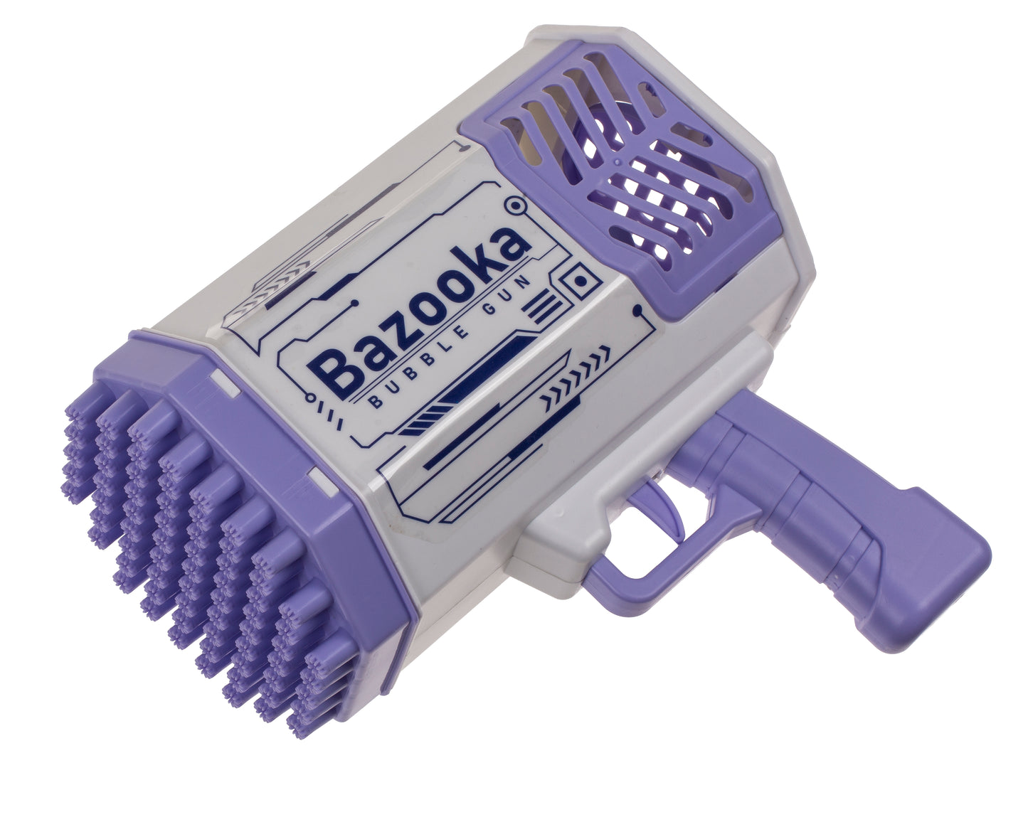 PISTOLA A BOLLE D''''ARIA CON LED, BAZOOKA, CIRCA 24 X 14 CM,