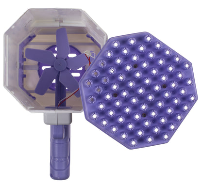 PISTOLA A BOLLE D''''ARIA CON LED, BAZOOKA, CIRCA 24 X 14 CM,