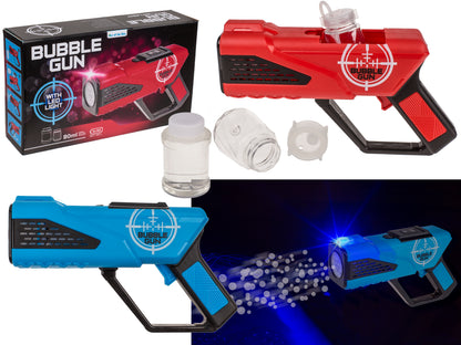 PISTOLA A BOLLE D''ARIA CON LED, 25 CM INCL. 80 ML DI SOLUZIO