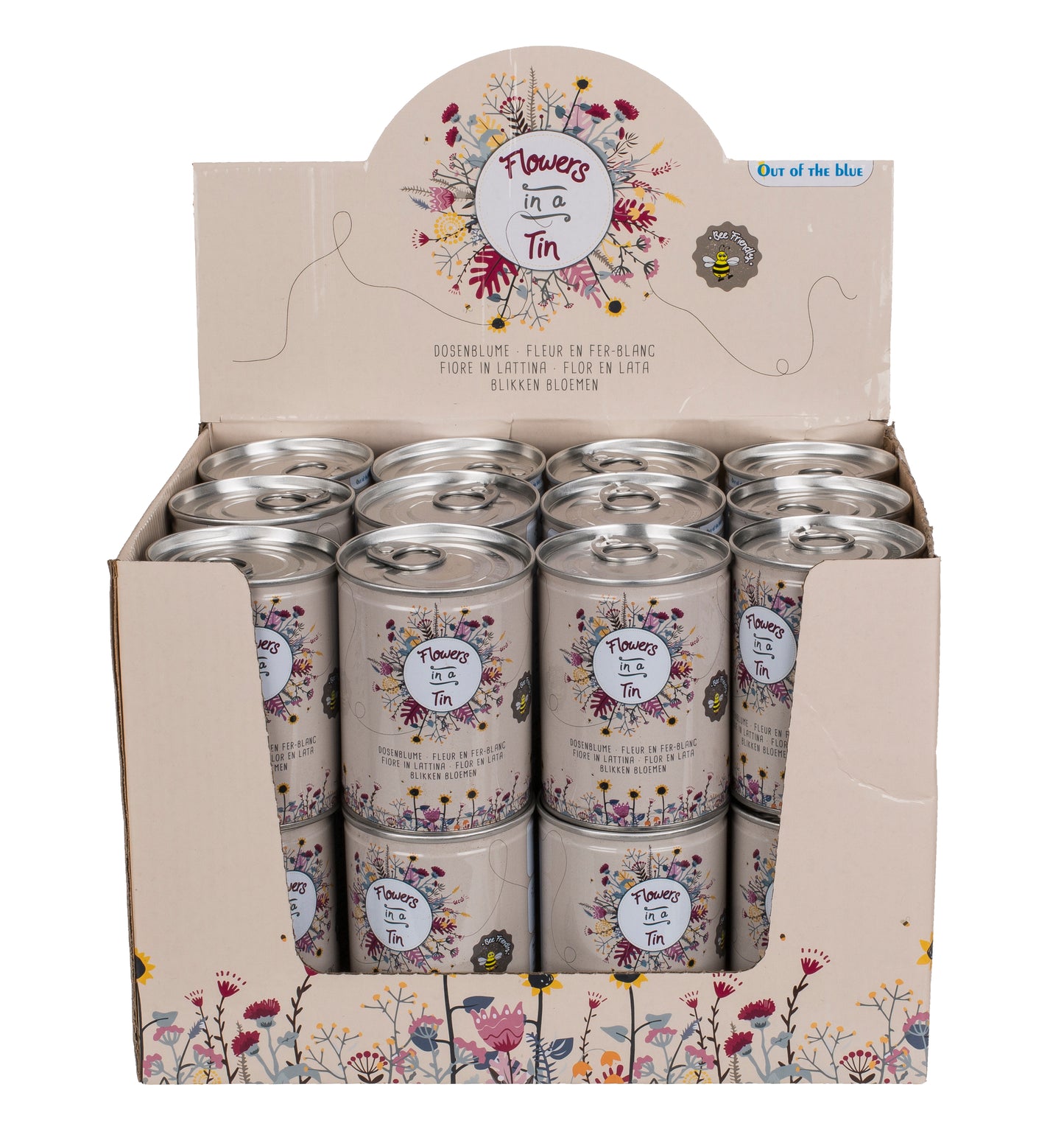 FIORE IN LATTINA, PRATO FIORITO, 24 PZ. PER DISPLAY