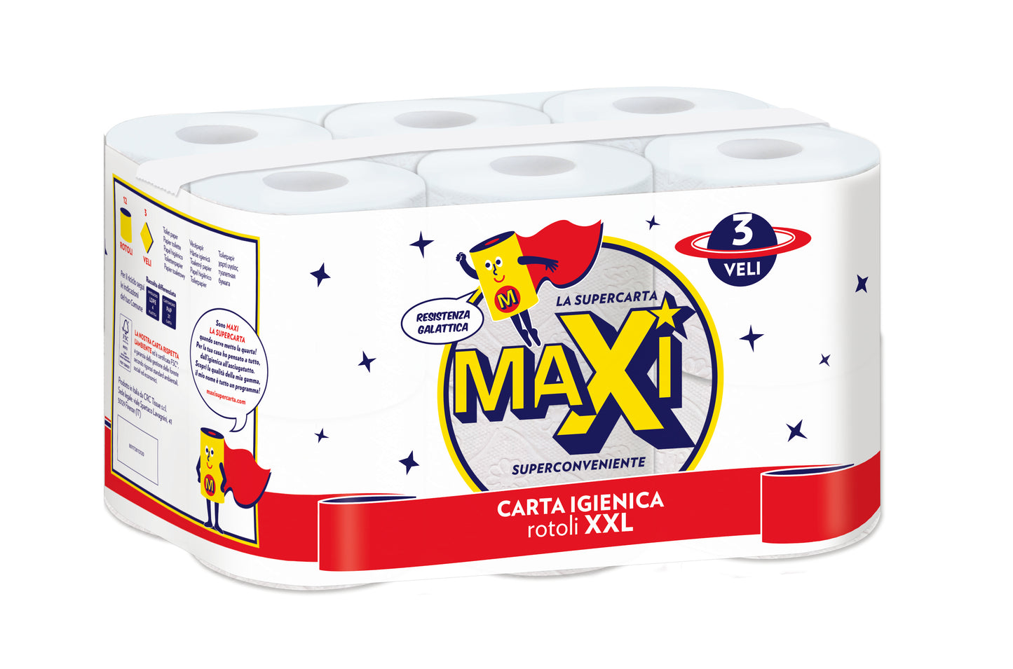 CARTA IGIENICA 8R 3V "rotoli XXL"