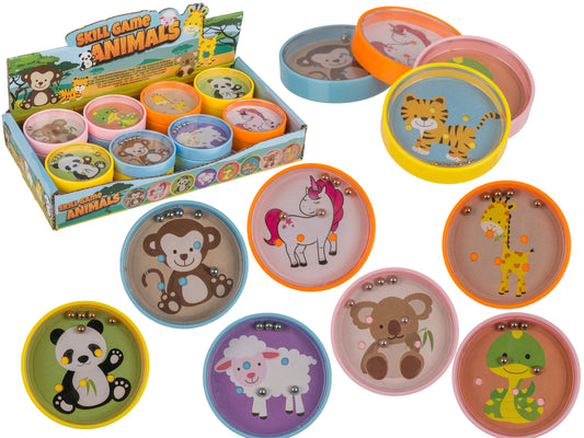 GIOCO DI ABILITA IN PLASTICA, ANIMALI, D  5, 3 CM, 8 ASS., 2