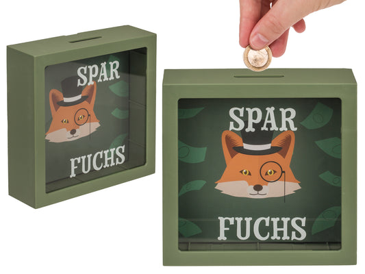 SALVADANAIO, SPARFUCHS, CIRCA 15 CM, IN PLASTICA