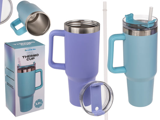 TAZZA TERMICA XXL, CON INSERTO IN ACCIAIO INOX INCLUSA CANNU
