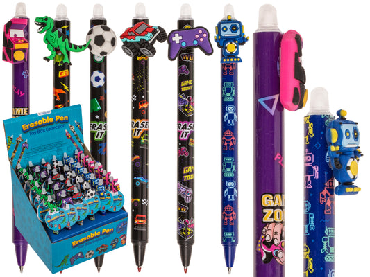 PENNA CANCELLABILE, TOY BOX COLLECTION 14,5 CM, 6 COLORI ASS
