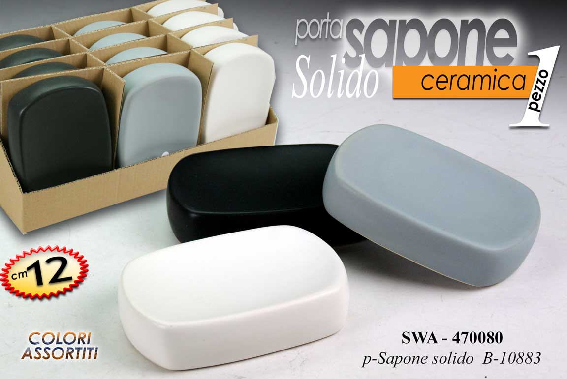 SWA/PORTASAPONE SOLIDO ASS 12CM B10883