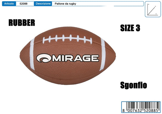 MIRAGE RUGBY CLASSIC RUBBER 3