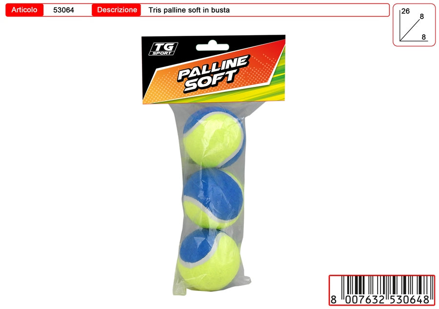 PALLINE TENNIS SOFT