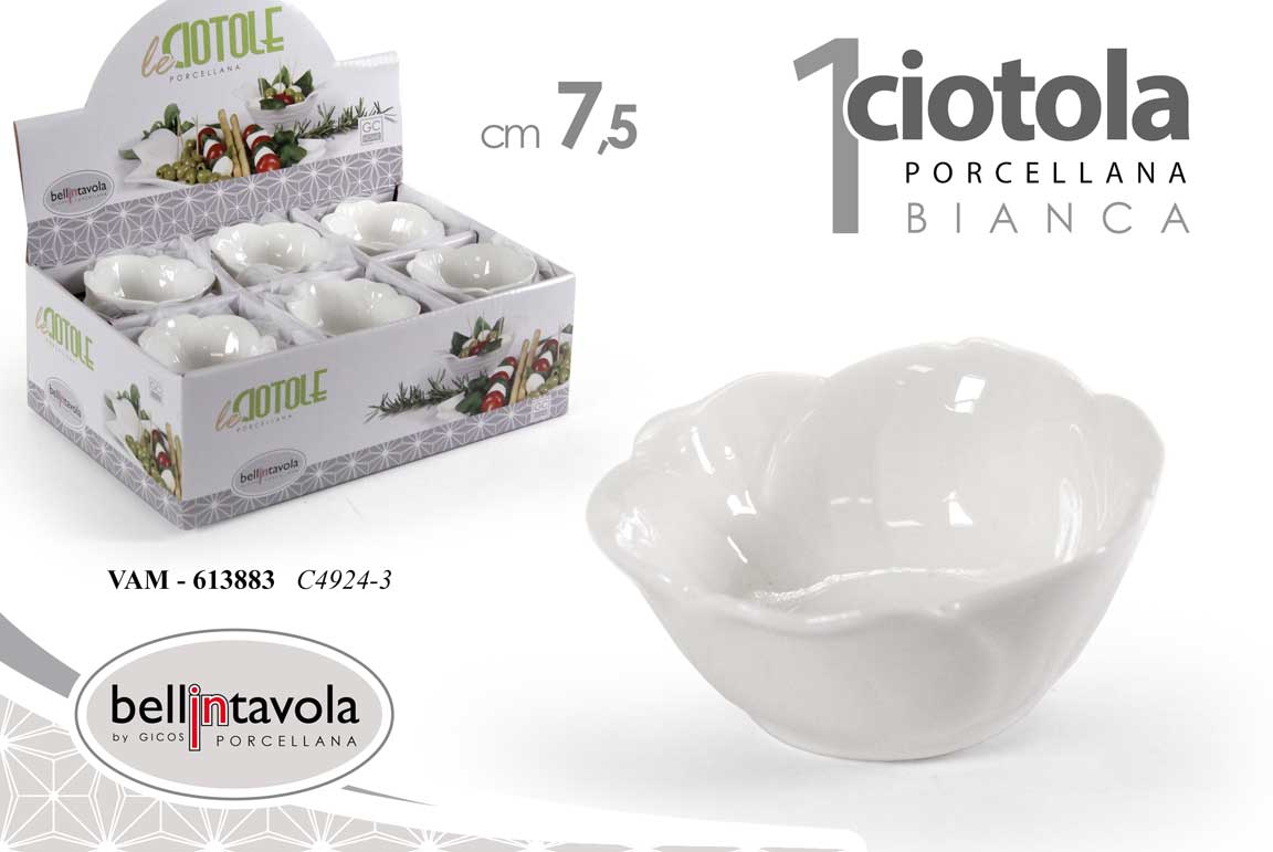 CIOTOLINA BCA 7,5*7,5CM