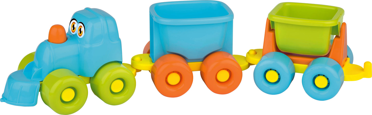 MINI TRENO CON 2 VAGONI IN RETE