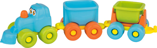 MINI TRENO CON 2 VAGONI IN RETE