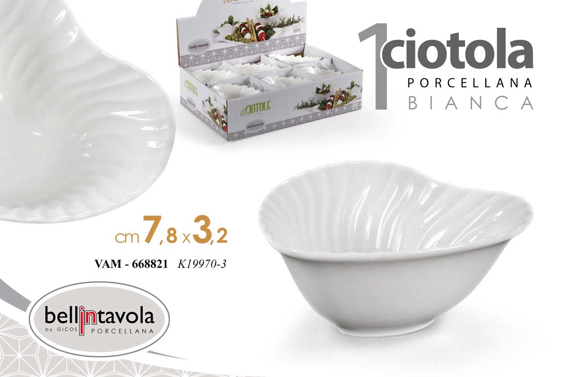 CIOTOLINA BCA CUOR 7,8*3,2