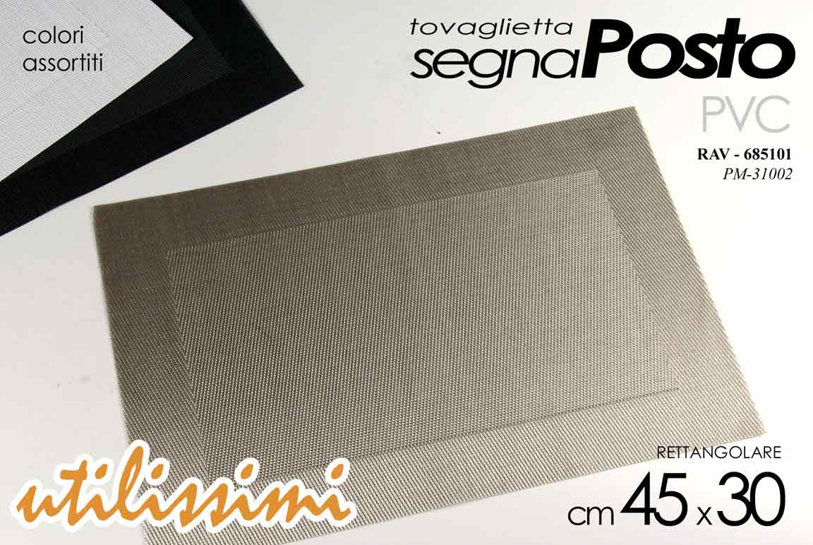 TOVAGLIETTA PVC ASS 30*45CM