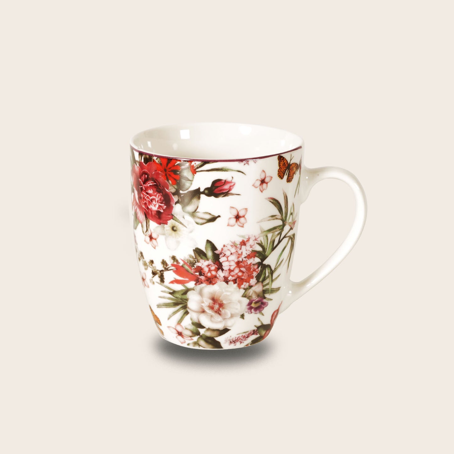 FLOWERS TAZZA MUG 70262