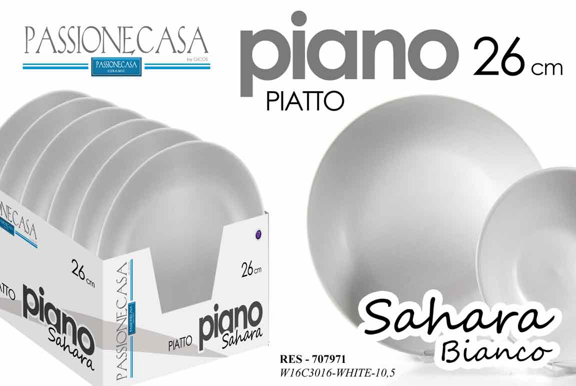 RES/PIATTO PIANO BIA 26,25 W16C3016-DP
