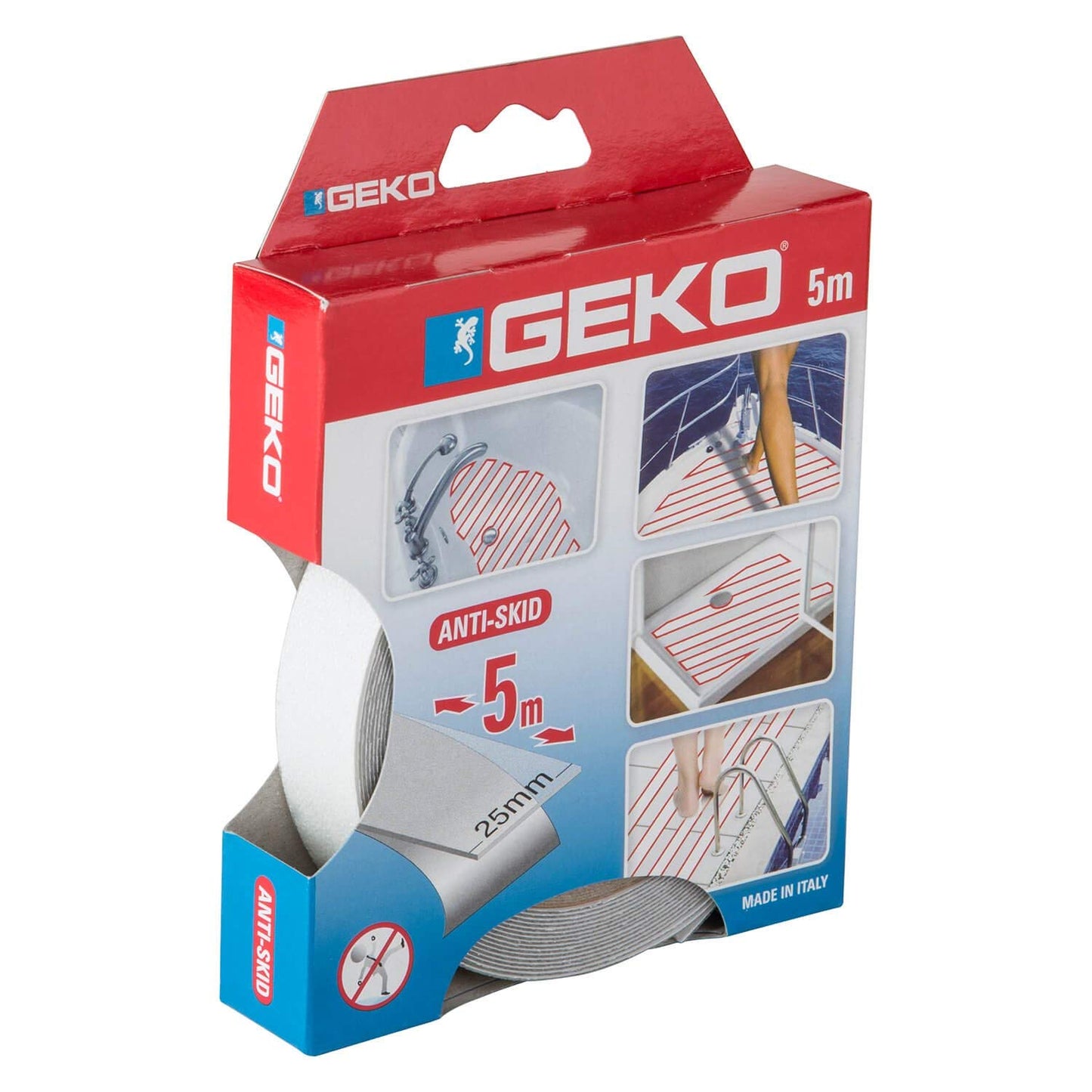 NASTRO ADESIVO ANTIDERAPANTE H MM 25 X 5 M IN BOX CHIUSO