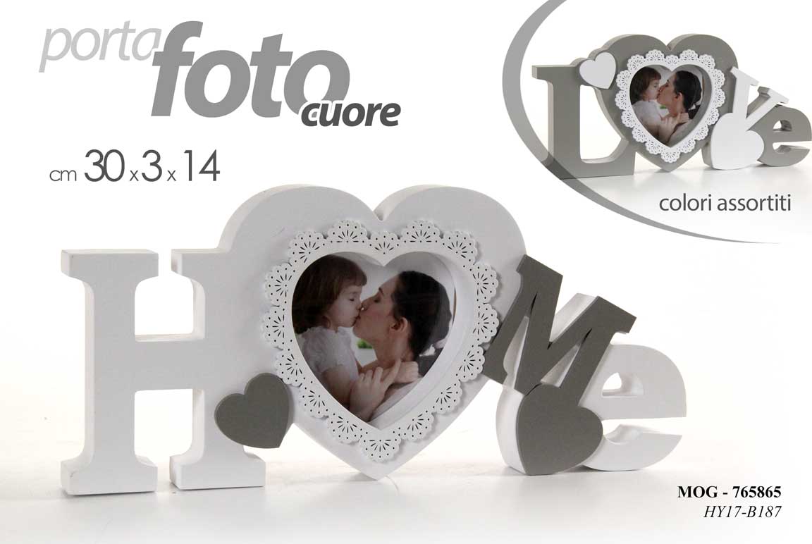 MOG/P.FOTO LOVE ASS 30*2.5X14CM HY18A187