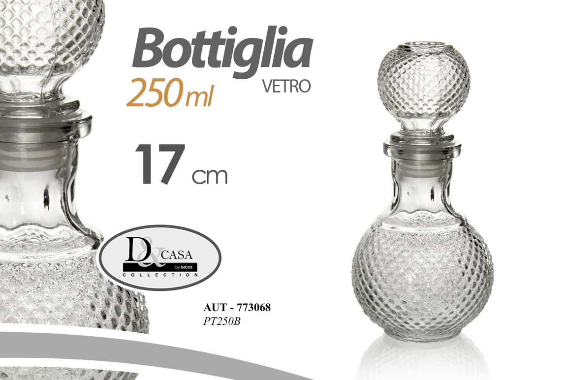 AUT/BOTTIGLIA VET 250ML 9*17CM PT250B