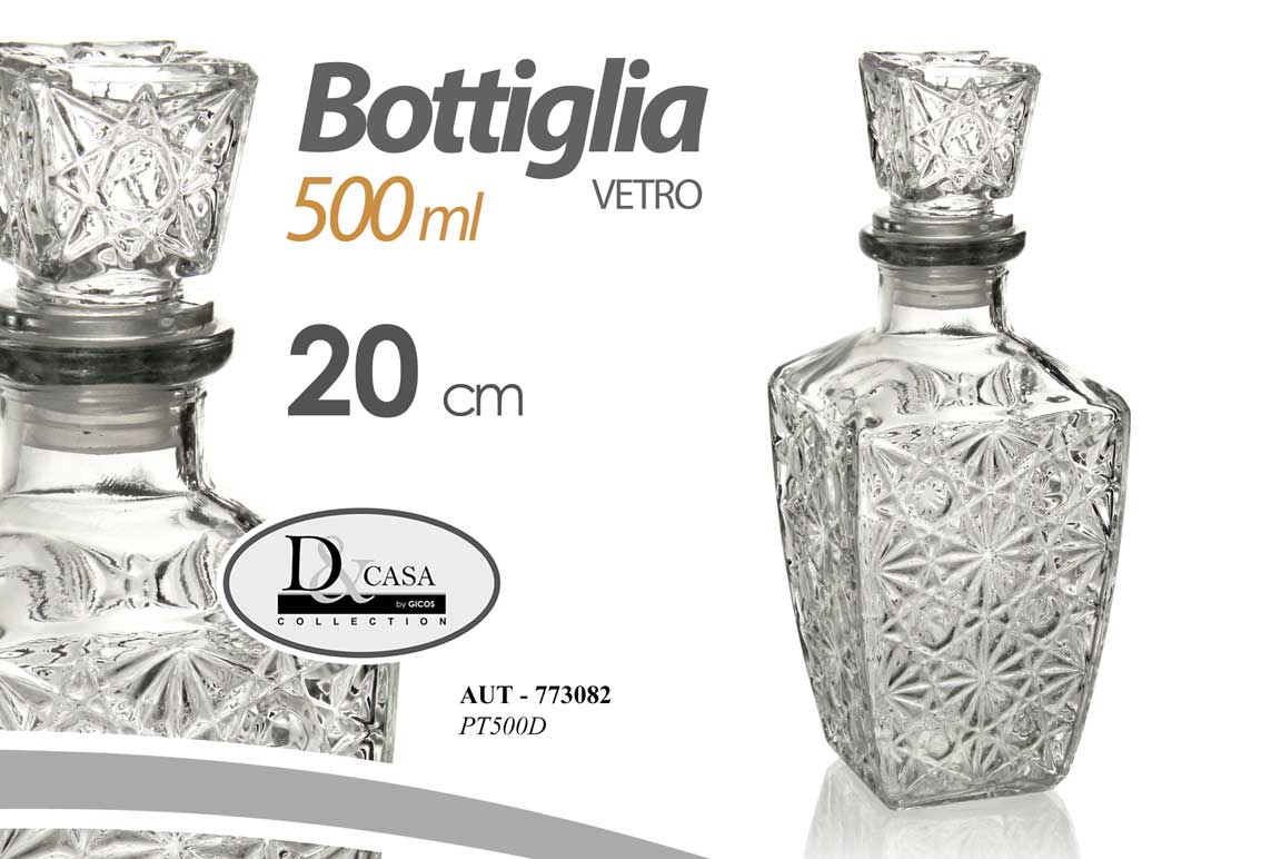 AUT/BOTTIGLIA VET 500ML 8*20CM PT500D