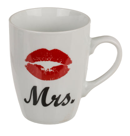 TAZZA NEW BONE CHINA, MR   MRS, CA. 10 X 8 CM, SET DA 2 IN C
