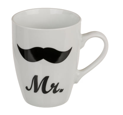 TAZZA NEW BONE CHINA, MR   MRS, CA. 10 X 8 CM, SET DA 2 IN C