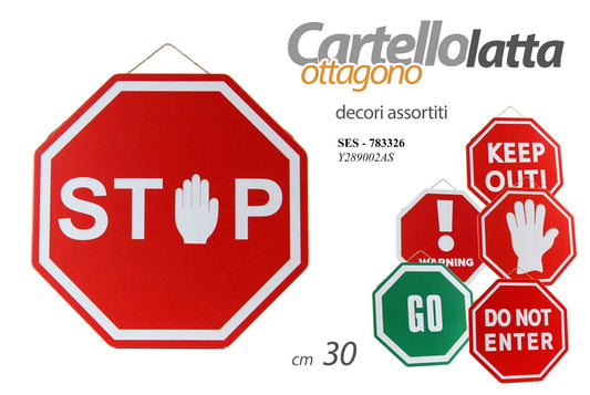SES/CARTELLO OTTANG. AS 30*0,7 Y289002AS