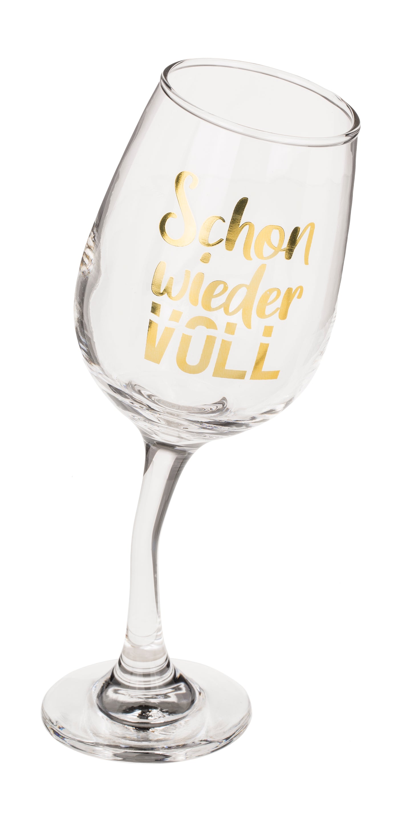 BICCHIERE DA VINO STORTO, PER CA. 420 ML, CA. 8,5 X 22,5 CM,