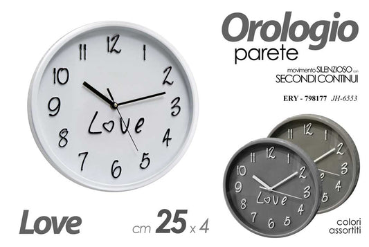 ERY/OROLOGIO TDO ASS LOVE 25CM JH6553
