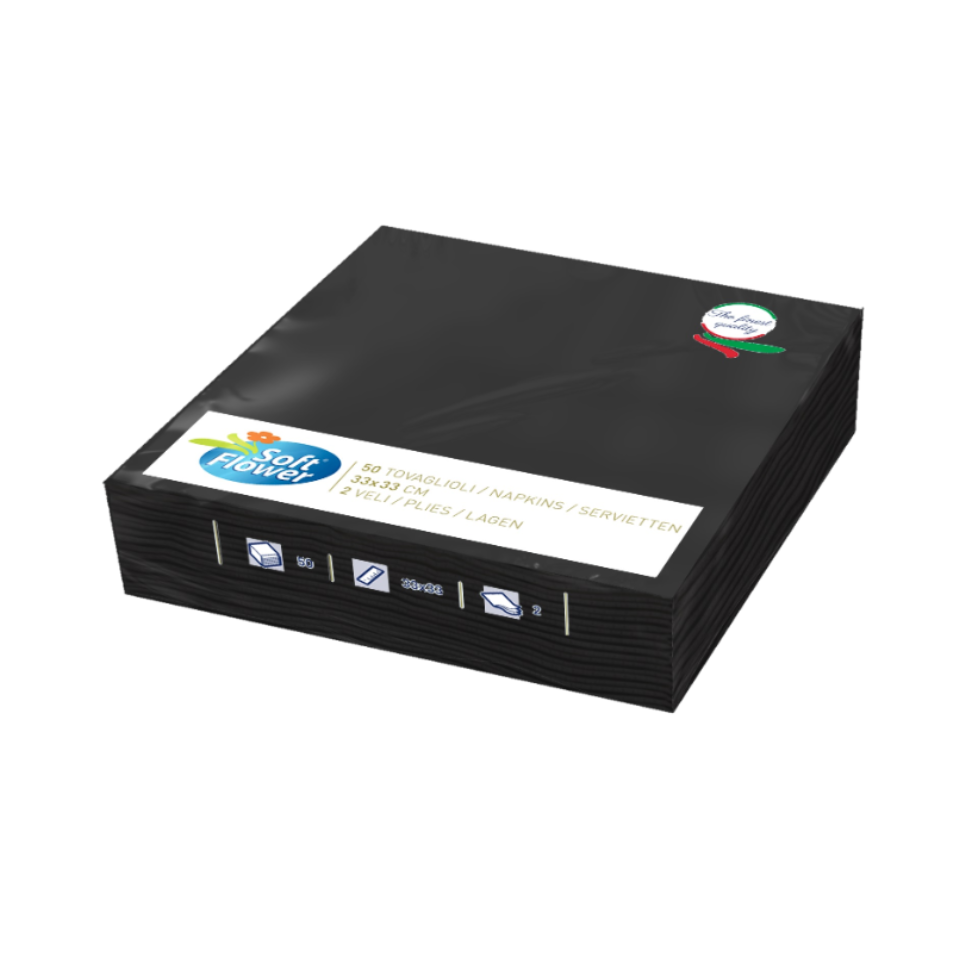 TOVAGLIOLI MATIS 38X38 40PZ NERO